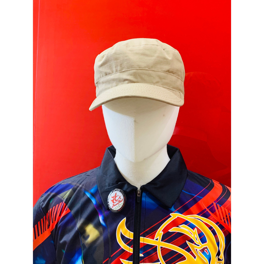 昊克-騎翼 小兵帽 棒球帽 沙色 生存遊戲 L號-細節圖3