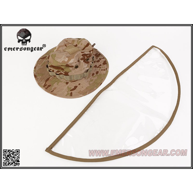 昊克-騎翼 EMERSONGEAR-愛默生 防護奔尼帽 漁夫帽 戰術圓邊帽 奔尼帽 防飛沫 防疫用-細節圖6