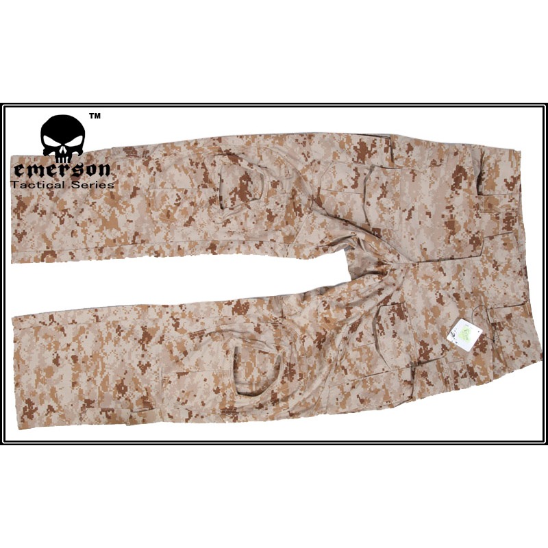 昊克-騎翼  Emersongear 愛默生 G3版戰術長褲-沙迷彩(含可拆卸的膝墊 ) 工作褲 褲子 EM7026-細節圖3