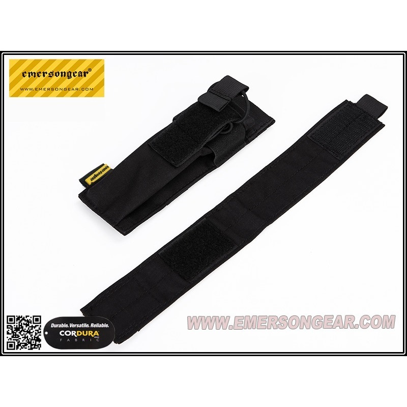 昊克-騎翼 Emerson 愛默生 模組化 長彈匣袋 單聯 MP9/Glock/PP2K/UMP4適用 EM6057-細節圖2