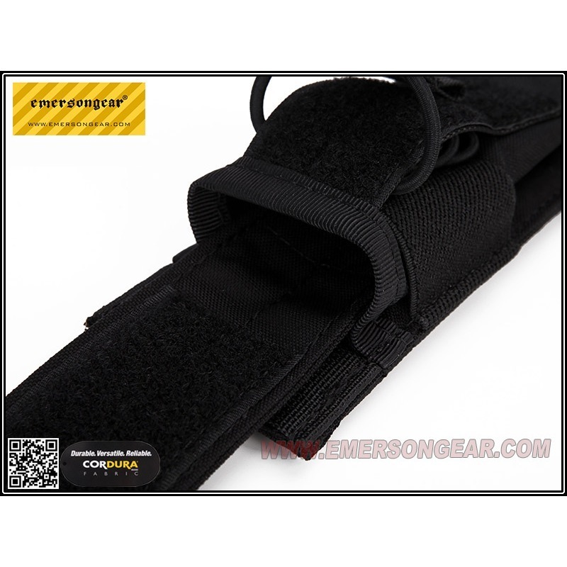 昊克-騎翼 Emerson 愛默生 模組化 長彈匣袋 單聯 MP9/Glock/PP2K/UMP4適用 EM6057-細節圖3