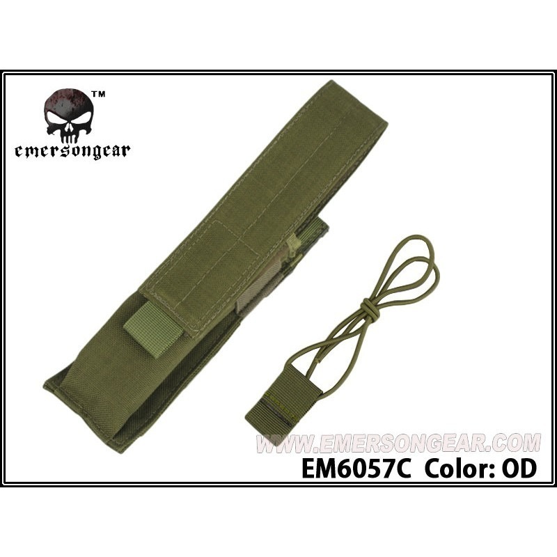 昊克-騎翼 Emerson 愛默生 模組化 長彈匣袋 單聯 MP9/Glock/PP2K/UMP4適用 EM6057-細節圖6