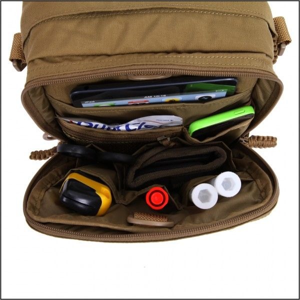 昊克-騎翼 Pantac 倖存者10x8 EDC 斜背包/胸包 cordura 綠色 BG-795<16>-細節圖7