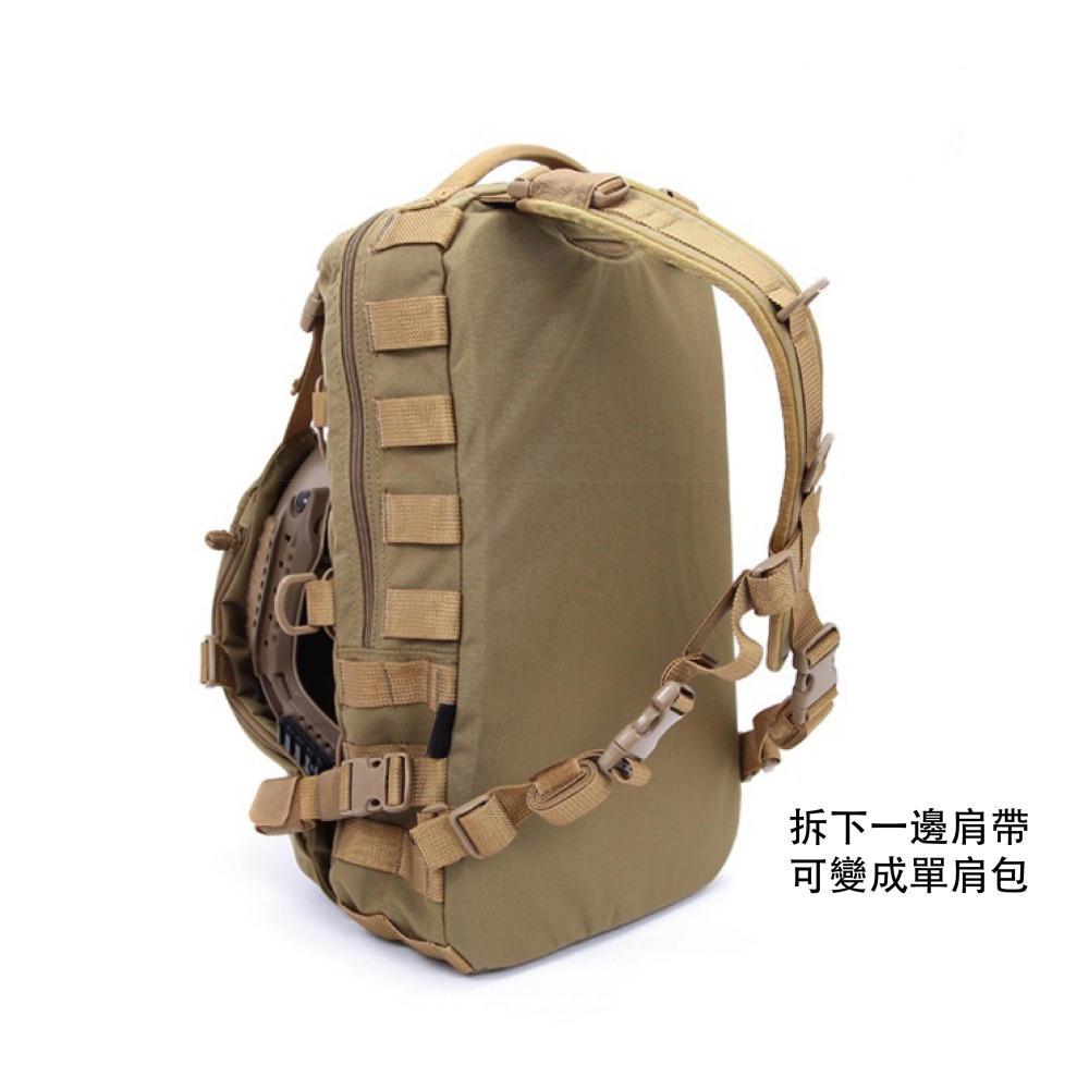 昊克-騎翼 限時下殺✅ PANTAC 多功能戰術模組化 兩用包 雙肩後背包雙肩包 登山包 黑色PK-C789-A<10>-細節圖4