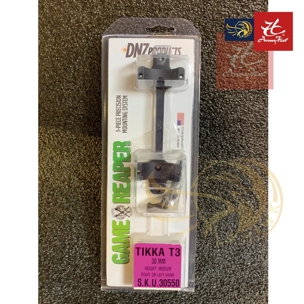 昊克-騎翼 限時下殺✅ DNZ TIKKA-T3 30mm 鎖螺絲固定鏡環 長槍 空氣槍鏡座 左右手 30550-細節圖2