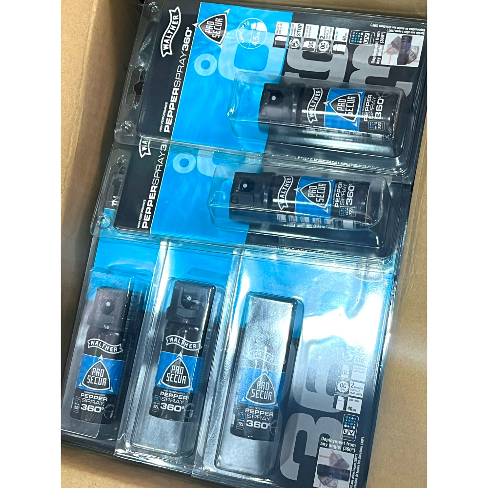 昊克-騎翼 Walther ProSecur 40ml 360度零死角水柱型 辣椒水 防身噴霧器 德警用 2.2023-細節圖2