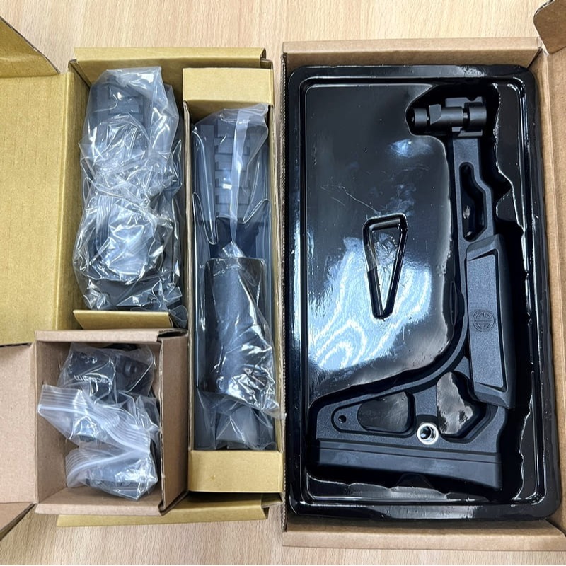 昊克-騎翼 最新 PISTELLE X-68 專用 CNC金屬衝鋒套件 折疊後托 模組化升級配件 高質感穩定 配件組-細節圖5