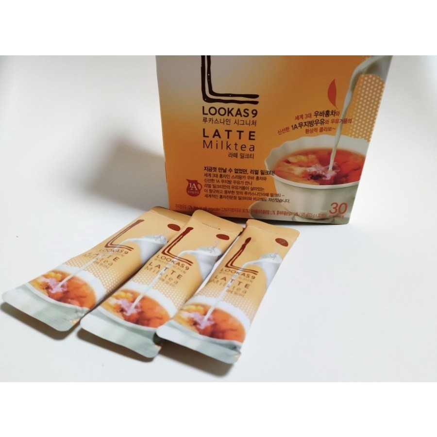 韓國 (單條賣場) 盧卡斯 LOOKAS9 紅茶拿鐵 奶茶 單條 韓國代購-細節圖4