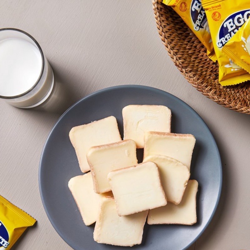 韓國 No Brand 奶油吐司餅乾 奶香風味超濃郁 300g 韓國代購-細節圖2