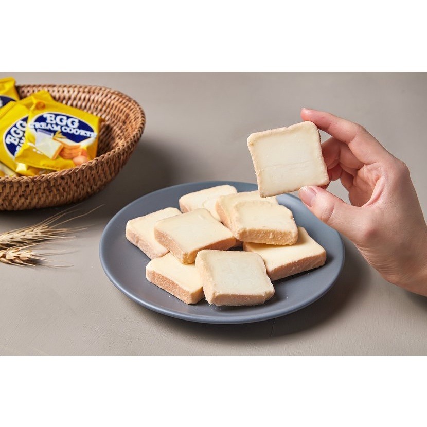 韓國 No Brand 奶油吐司餅乾 奶香風味超濃郁 300g 韓國代購-細節圖3