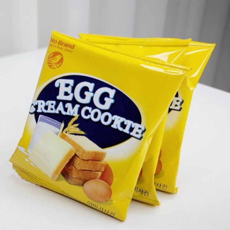 韓國 No Brand 奶油吐司餅乾 奶香風味超濃郁 300g 韓國代購-細節圖4