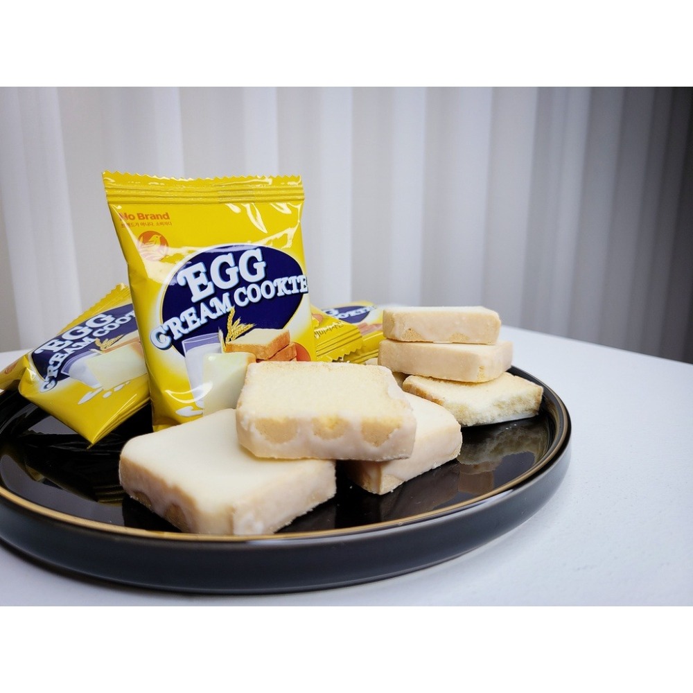 韓國 No Brand 奶油吐司餅乾 奶香風味超濃郁 300g 韓國代購-細節圖8