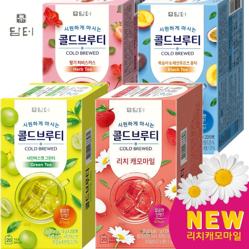 【新口味】韓國丹特 冷泡水果茶-三種口味 /1盒20包 韓國代購