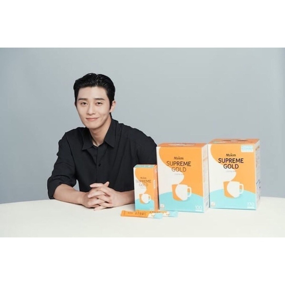 韓國 Maxim 頂極黃金三合一咖啡 朴敘俊代言 機智山村生活 拿鐵奶油風味 20入/100入 韓國代購-細節圖4