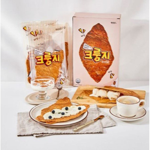 韓國SGC FOOD 大王扁可頌餅乾 蜜糖扁可頌餅乾 38g/片 韓國代購