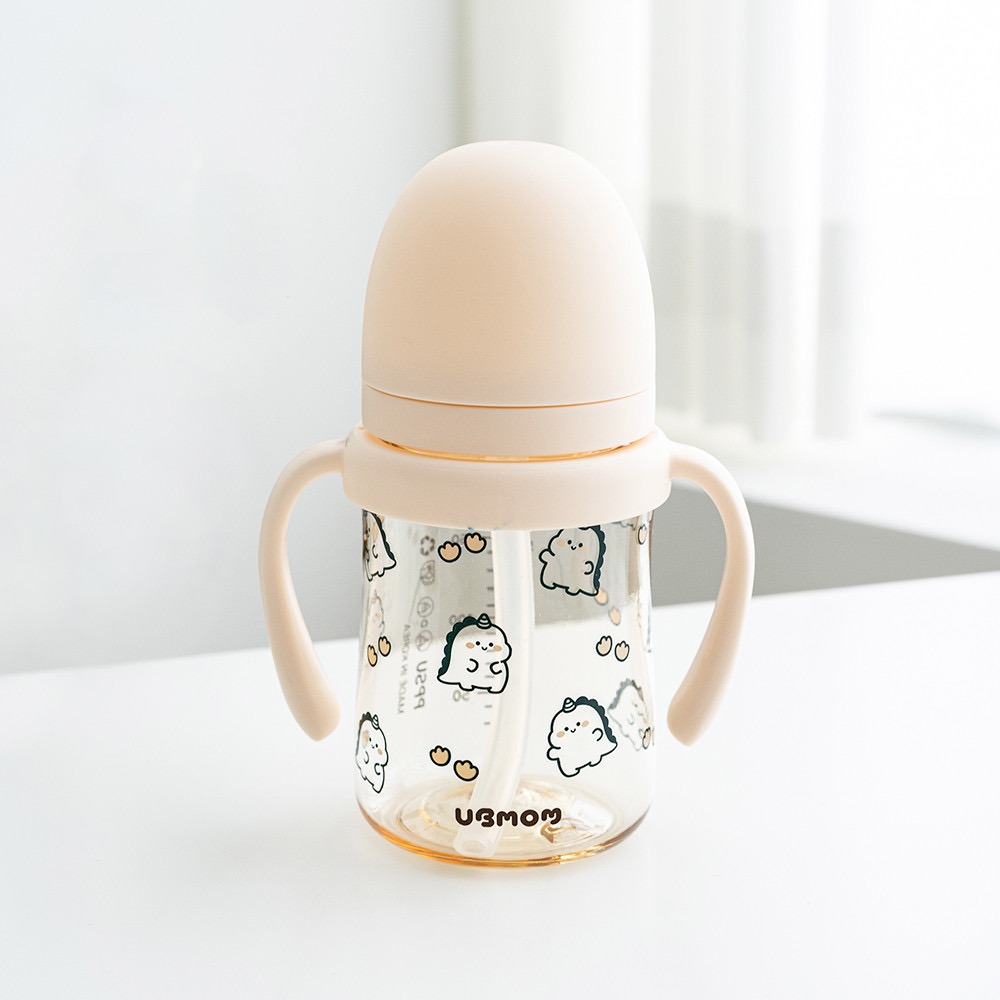 UBMOM台灣總代理 2024龍年限定水杯 渣渣不回流 吸管杯 學習杯 水杯 奶瓶-細節圖2