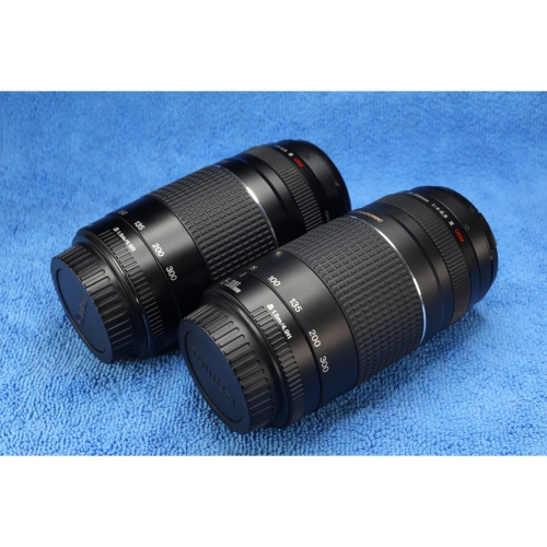 Canon EF 75-300mm f/4-5.6 USM III 代望遠變焦鏡頭，9成5新功能正常，附原廠前後蓋～