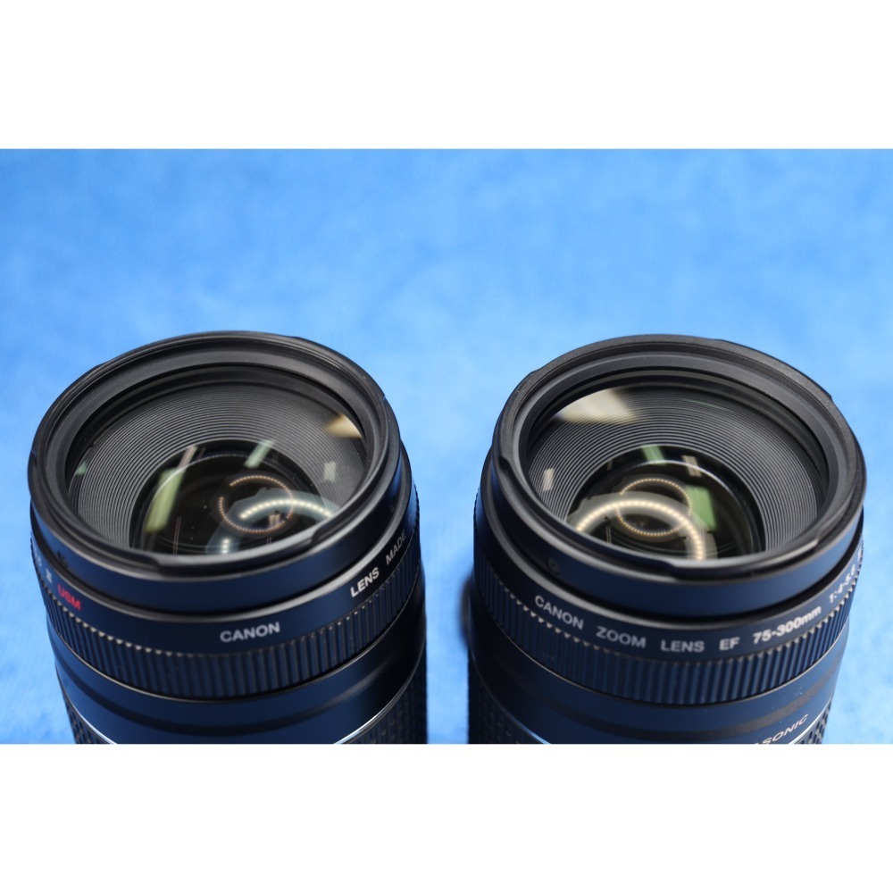 Canon EF 75-300mm f/4-5.6 USM III 代望遠變焦鏡頭，9成5新功能正常，附原廠前後蓋～-細節圖3