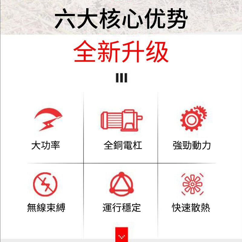 電鋸 電鏈鋸 鏈鋸機 伐木鋸 6寸電鏈鋸【免運】鋰電鋸 充電鋸 手提式電鋸 無線家用電鋸 小型伐木鋸 單手鋸 修枝鋸-細節圖7