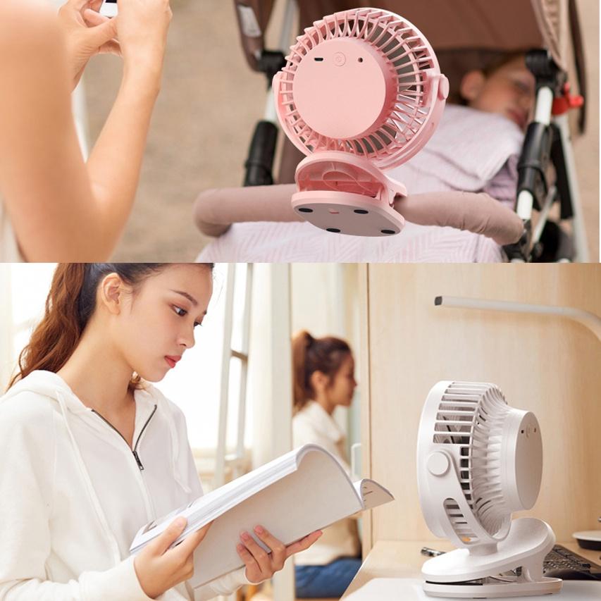 風扇 小電扇 usb小風扇 充電電風扇 夹式電風扇 靜音風扇 智能電風扇 隨身風扇手持風扇-細節圖6