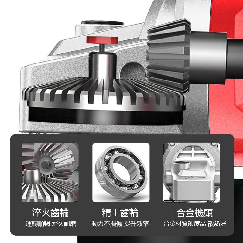 角磨機 打磨機 拋光機 無刷角磨機【免運】 鋰電角磨機 無線角磨機 多功能切割機 充電磨光機 手磨機-細節圖8