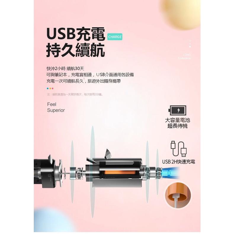 電動牙刷 智能牙刷 聲波牙刷 USB充電 充電牙刷 成人 家用 情侶 充電式牙刷 超聲波 防水 軟毛牙刷 快速出貨-細節圖5