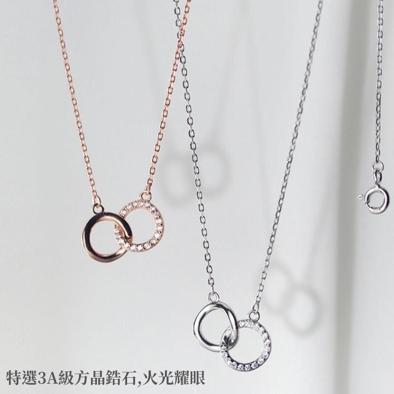 【台灣出貨免運】純銀項鍊 925 幾何  INS 風 項鍊 項鍊女 長項鍊 銀鍊 氣質 韓版 日系 生日禮物-細節圖4