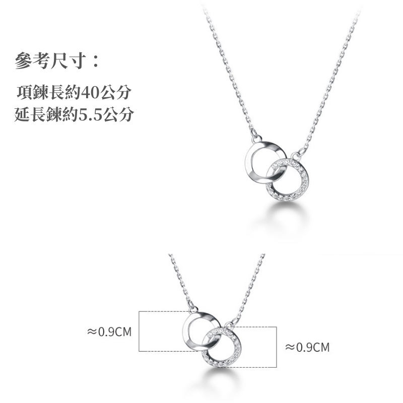 【台灣出貨免運】純銀項鍊 925 幾何  INS 風 項鍊 項鍊女 長項鍊 銀鍊 氣質 韓版 日系 生日禮物-細節圖5