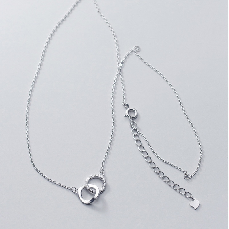 【台灣出貨免運】純銀項鍊 925 幾何  INS 風 項鍊 項鍊女 長項鍊 銀鍊 氣質 韓版 日系 生日禮物-細節圖6