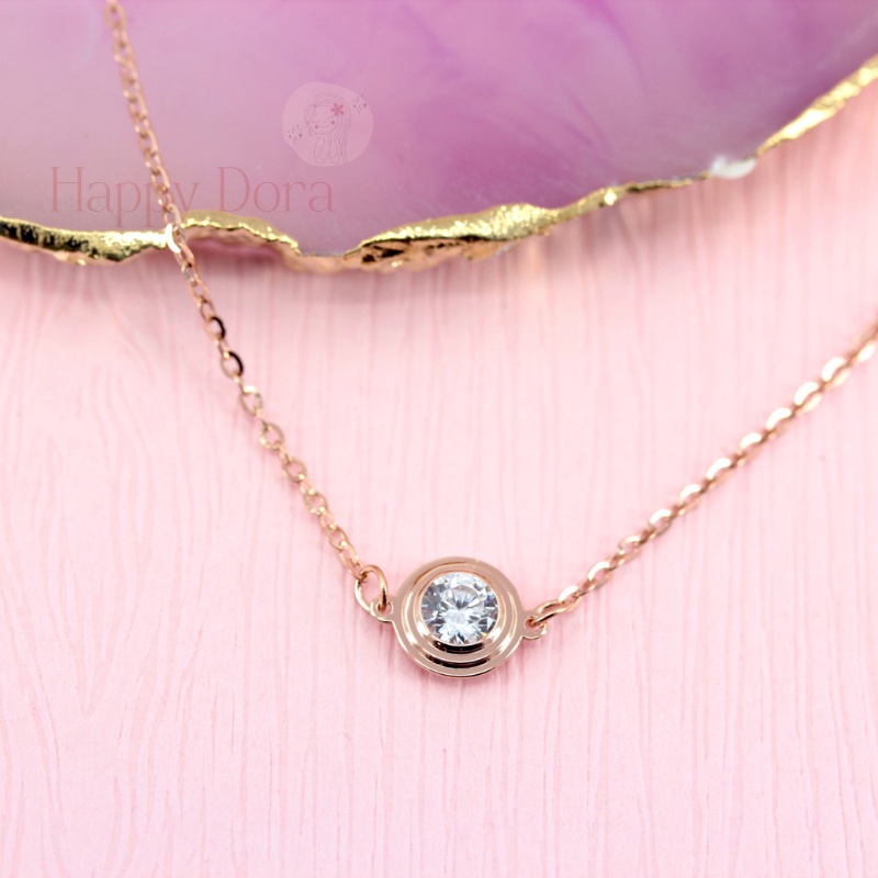 【台灣出貨免運】純銀手鍊 925 單鑽 手鍊 手鍊女 銀手鍊 鑽石手鍊 鋯石 包鑲 INS 風 韓版 日系-細節圖6