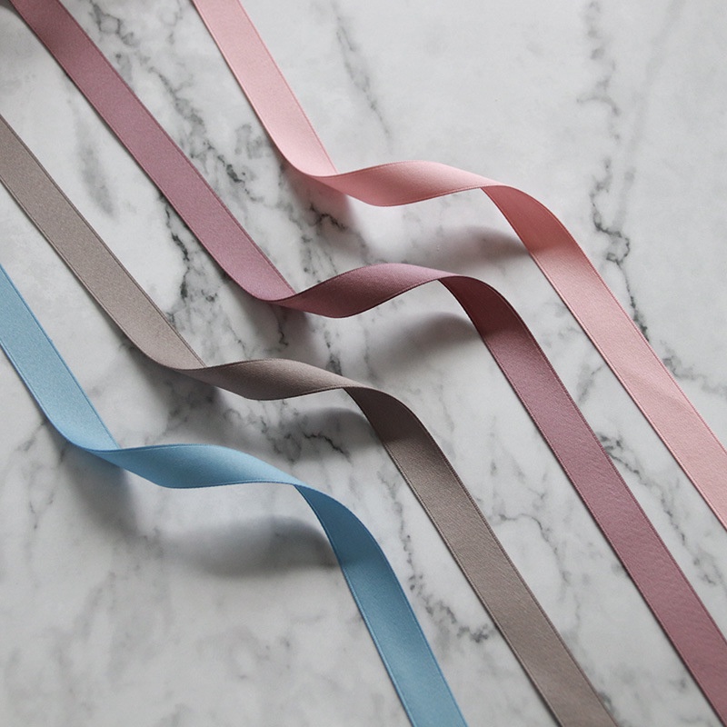 [台灣出貨] 韓國雙面啞光綿綢絲帶 純色質感 浮游花包裝 蠟燭禮盒裝飾 禮品包裝 緞帶 絲帶 - 暖暖好日-細節圖2