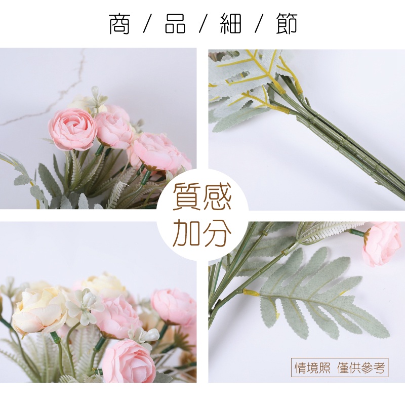 [台灣出貨] 仿真花 清新茉莉花 茉莉花 塑膠花 永生花 乾燥花 茉莉花束 人造花 婚禮捧花 - 暖暖好日-細節圖4