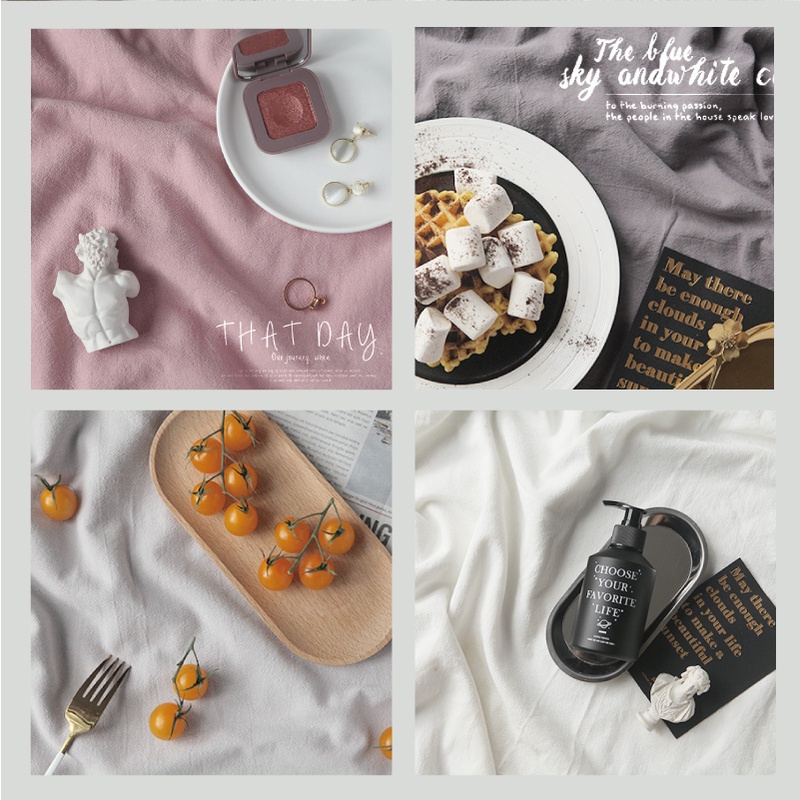 [台灣出貨] INS韓式拍照背景布 拍照道具 桌布桌巾 裝飾 網拍 餐巾 桌墊 拍照道具 背景布 - 暖暖好日-細節圖5