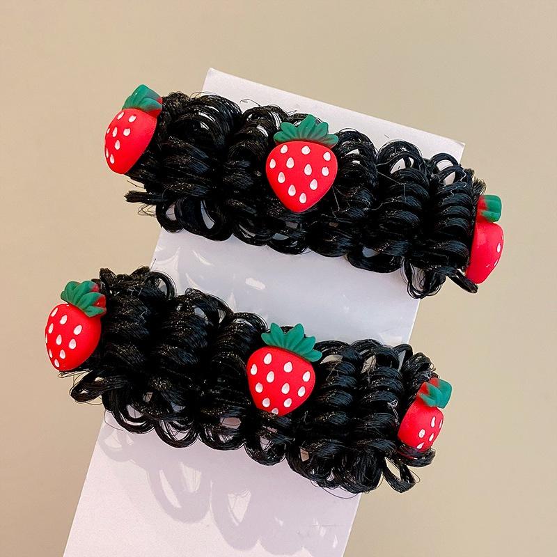 KT媽咪奶粉用品團購-女童髪飾,女童丸子頭造型髮飾,女童丸子頭假髮造型髮飾-細節圖7