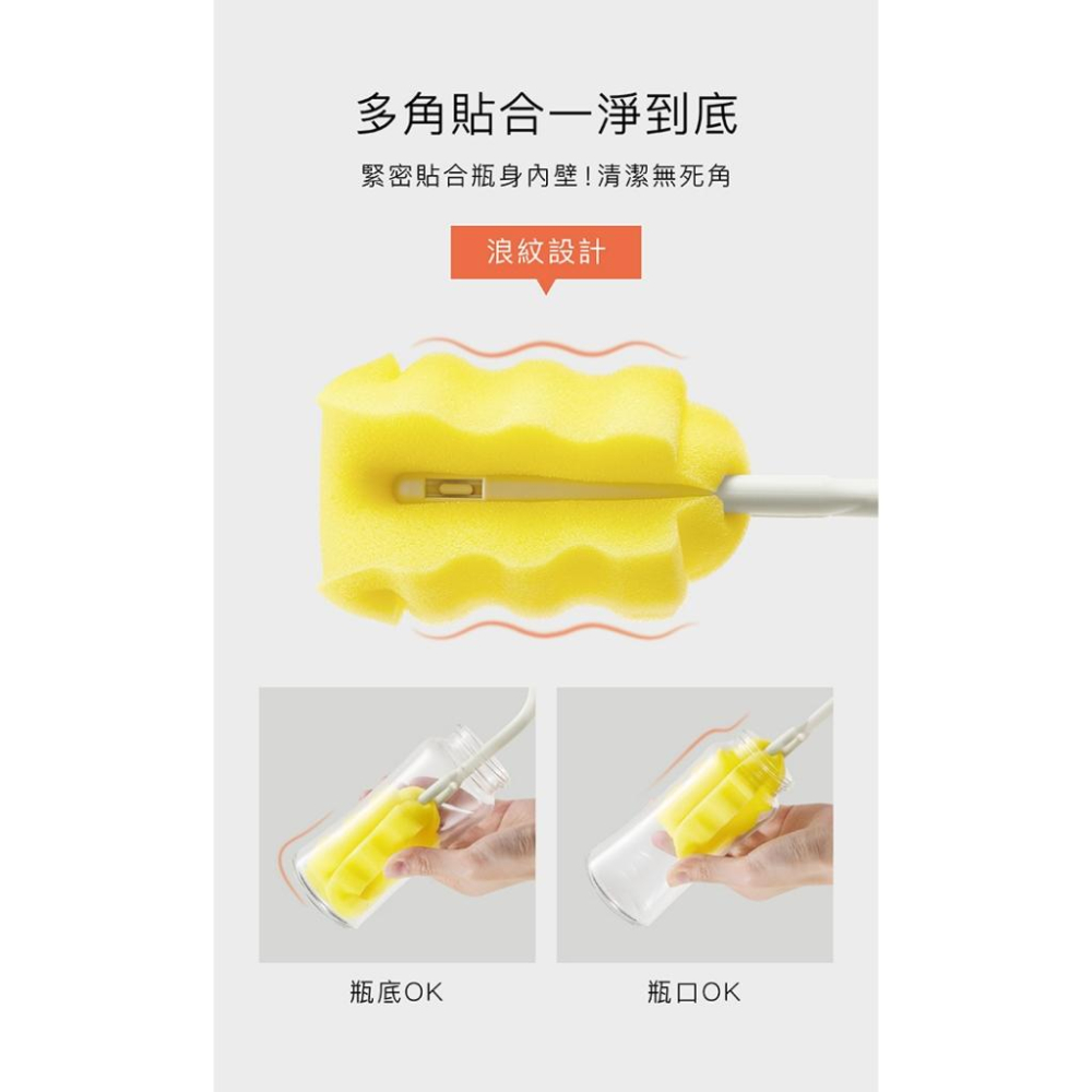KT媽咪奶粉用品團購-新品小獅王辛巴超柔無垢海綿旋轉奶瓶刷,奶瓶替換海綿,小獅王超柔無垢海綿奶嘴刷,奶嘴刷替換海綿-細節圖3