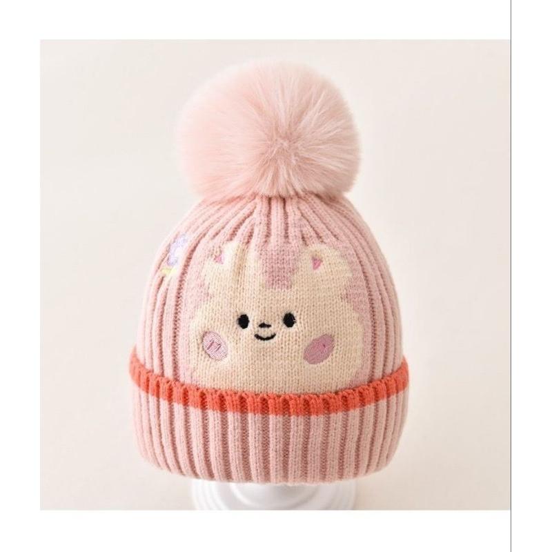 KT媽咪奶粉用品團購-台灣出貨，寶寶保暖毛線帽，可愛動物毛線帽，嬰幼兒保暖帽，恐龍保暖帽，兔兔保暖帽寒流必備保暖帽子-細節圖3