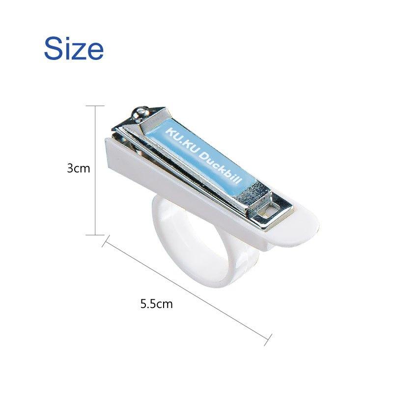 KT媽咪奶粉用品團購-寶寶指甲剪,酷咕鴨嬰兒放大鏡剪刀,KUKU嬰兒安全剪刀,KUKU嬰幼兒指甲剪-細節圖3