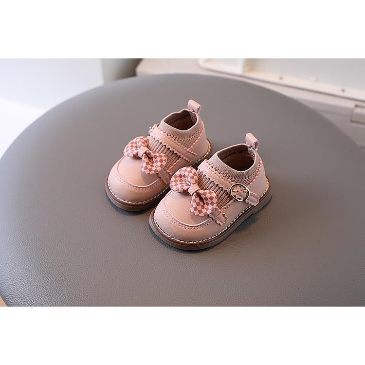 KT媽咪奶粉用品團購-台灣現貨女寶蝴蝶結公主鞋,小童平底鞋,幼兒小皮鞋,女童公主鞋,女寶學步鞋,女童蝴蝶結甜美平底鞋-細節圖2