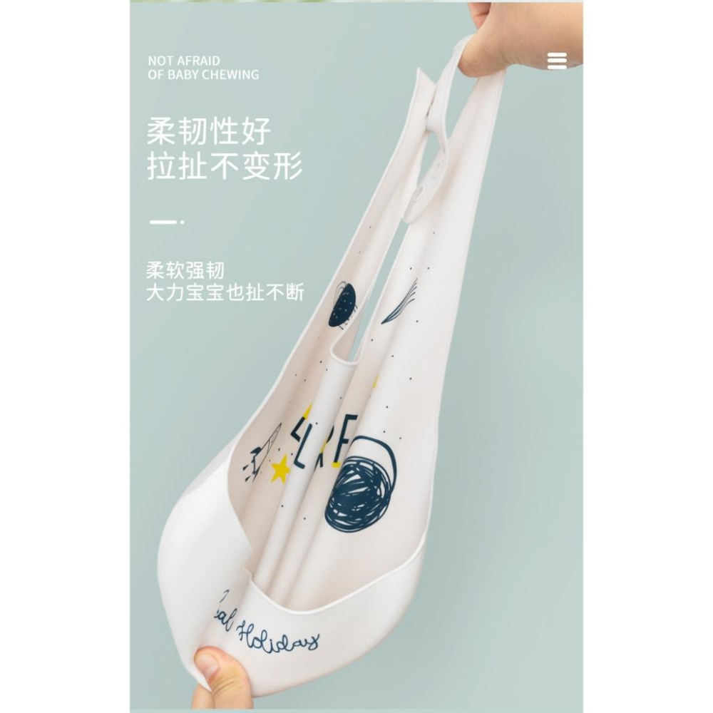 KT媽咪奶粉用品團購-寶寶副食品圍兜,寶寶矽膠圍兜,幼兒矽膠圍兜-細節圖9