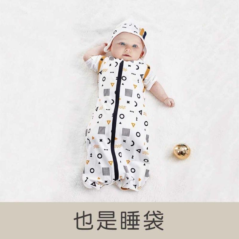 KT媽咪奶粉用品團購-酷咕鴨超好眠成長懶人包巾純真之瞳，kuku懶人包巾系列，寶寶包巾，北歐迷境森林包巾，夢想氣球包巾-細節圖7