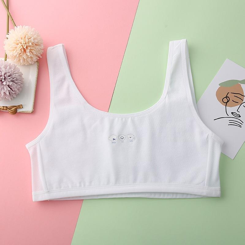 KT媽咪奶粉用品團購-台灣現貨，少女發育期內衣，寬肩帶內搭背心，雙層夾棉防凸點，女童成長型內衣，女童內衣，無鋼圈-細節圖3