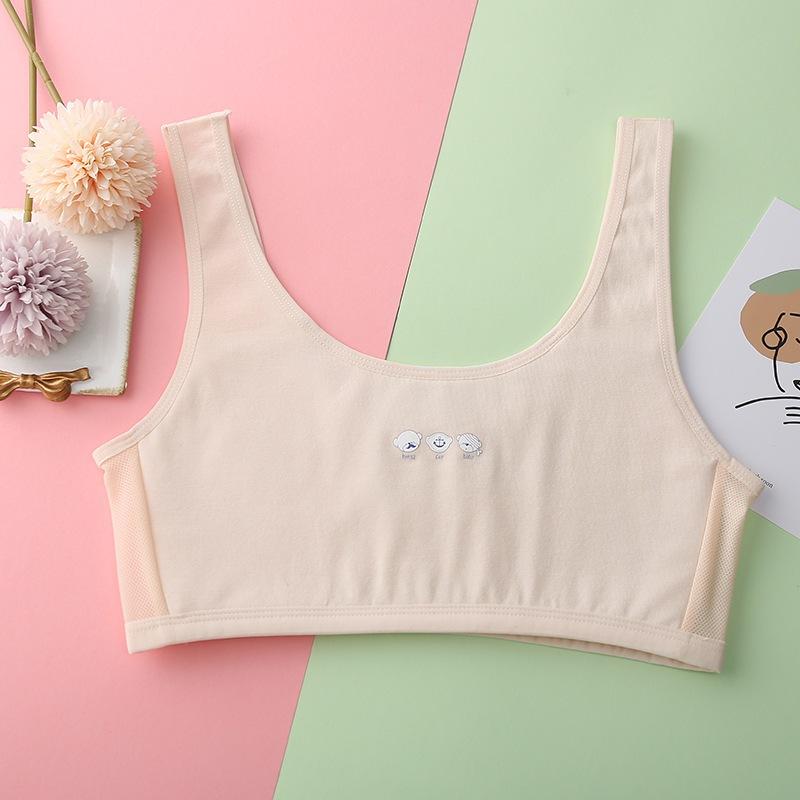 KT媽咪奶粉用品團購-台灣現貨，少女發育期內衣，寬肩帶內搭背心，雙層夾棉防凸點，女童成長型內衣，女童內衣，無鋼圈-細節圖5