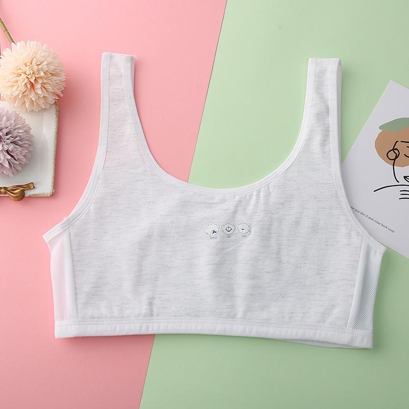 KT媽咪奶粉用品團購-台灣現貨，少女發育期內衣，寬肩帶內搭背心，雙層夾棉防凸點，女童成長型內衣，女童內衣，無鋼圈-細節圖6