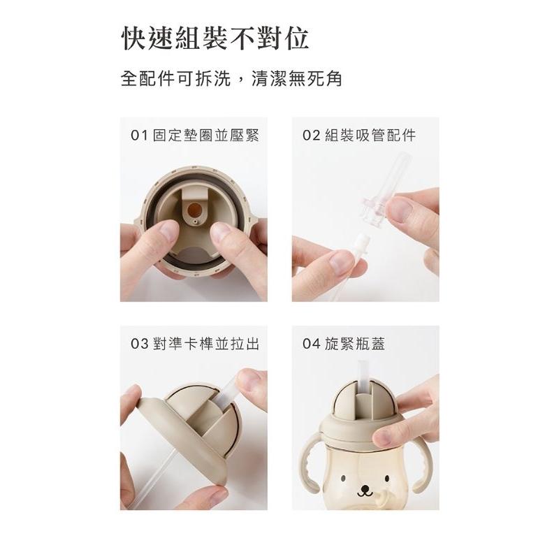 KT媽咪奶粉用品團購-小獅王辛巴好樂飲PPSU防漏滑蓋學習水杯，simba學習杯，吸管杯，吸管替換組-細節圖8