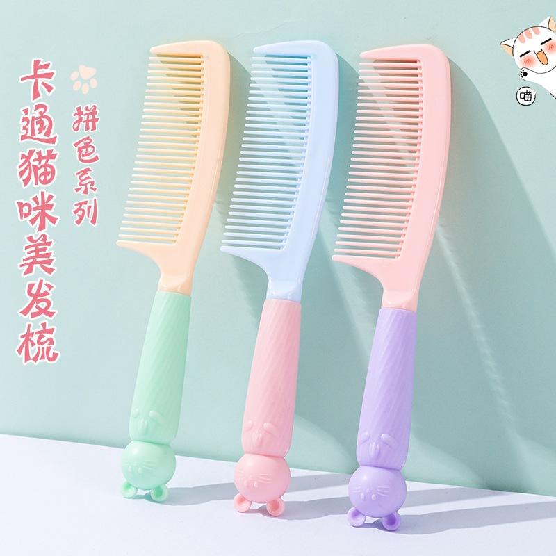KT媽咪奶粉用品團購-現貨,貓咪造型可愛直髮梳,貓咪氣墊梳,家用梳,直髮梳-細節圖2