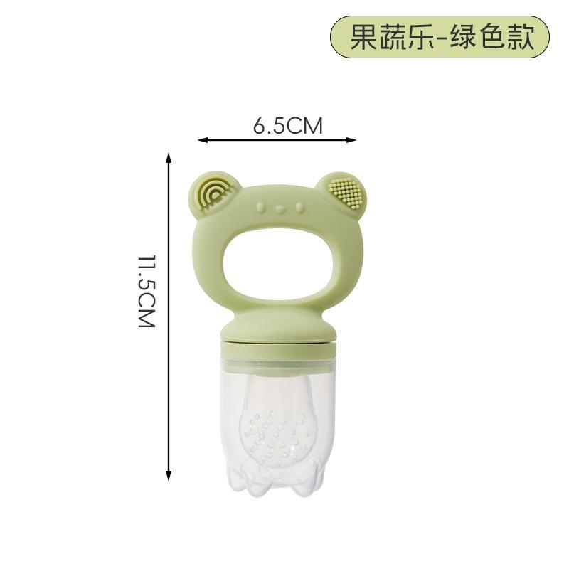 KT媽咪奶粉用品團購-現貨,食品級矽膠咬咬樂,嬰兒咬咬樂,寶寶副食品蔬果咬咬樂,可愛小熊咬咬樂,冰磚冰格-細節圖3