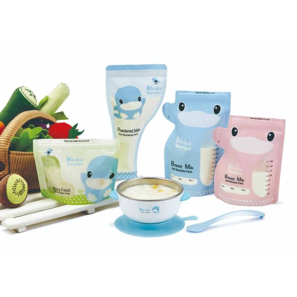 KT媽咪奶粉用品團購-酷咕鴨 雙出口立體母乳保鮮袋25入,KUKU母乳袋,母乳袋-細節圖2