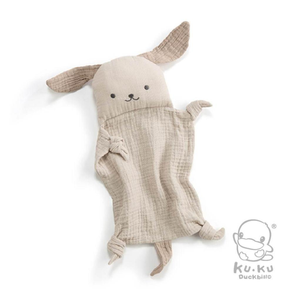 KT媽咪奶粉用品團購-酷咕鴨 KUKU PLUS 寶寶多功能安撫巾,餵奶巾，拍嗝巾，咬咬巾，吸汗巾，口水巾ＫＵＫＵ安撫巾-細節圖5