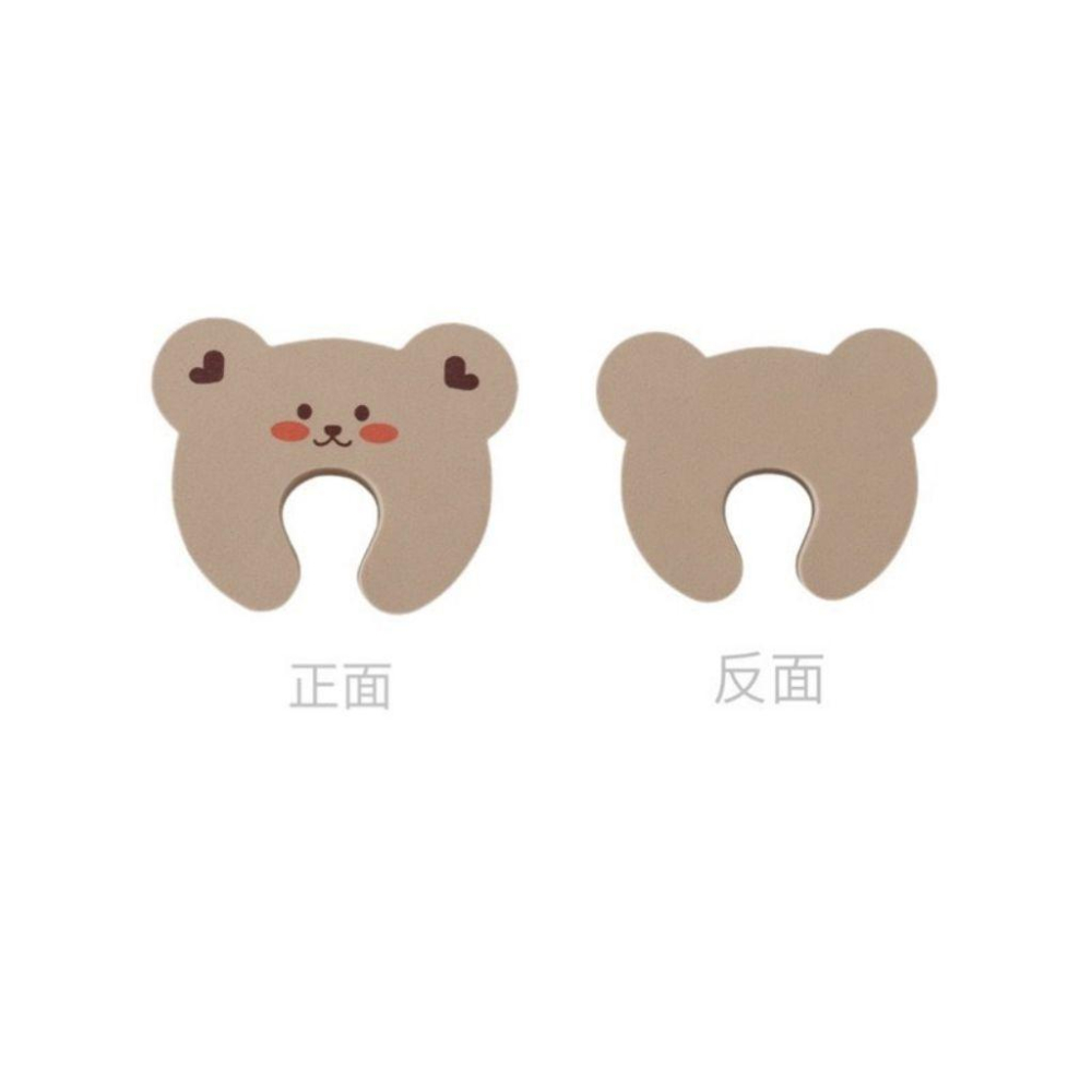 KT媽咪奶粉用品團購-現貨，可愛ins風格門擋，嬰幼兒防夾手神器，防夾手門擋，可愛小熊門擋-細節圖2