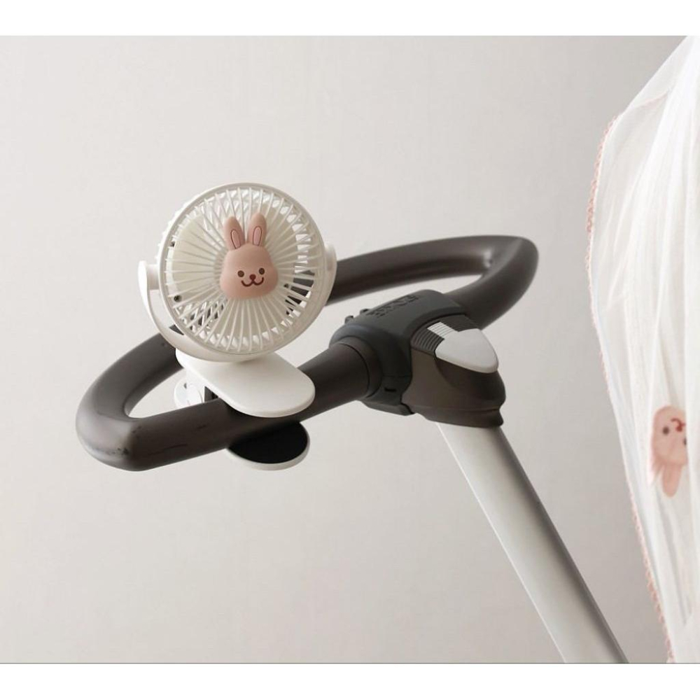 KT媽咪奶粉用品團購-現貨，韓國ins嬰兒推車風扇 推車風扇 嬰兒車風扇 外出風扇 寶寶風扇 嬰幼兒風扇 推車風扇-細節圖5